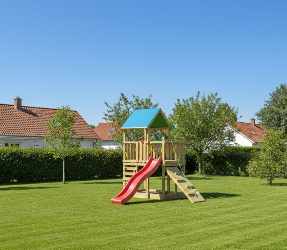 Jungle Wonder | Wooden climbing frame with slide
