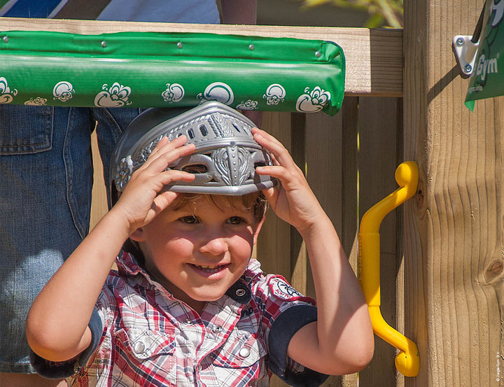 Jungle Tower | Wooden climbing frame with swing & climbing net