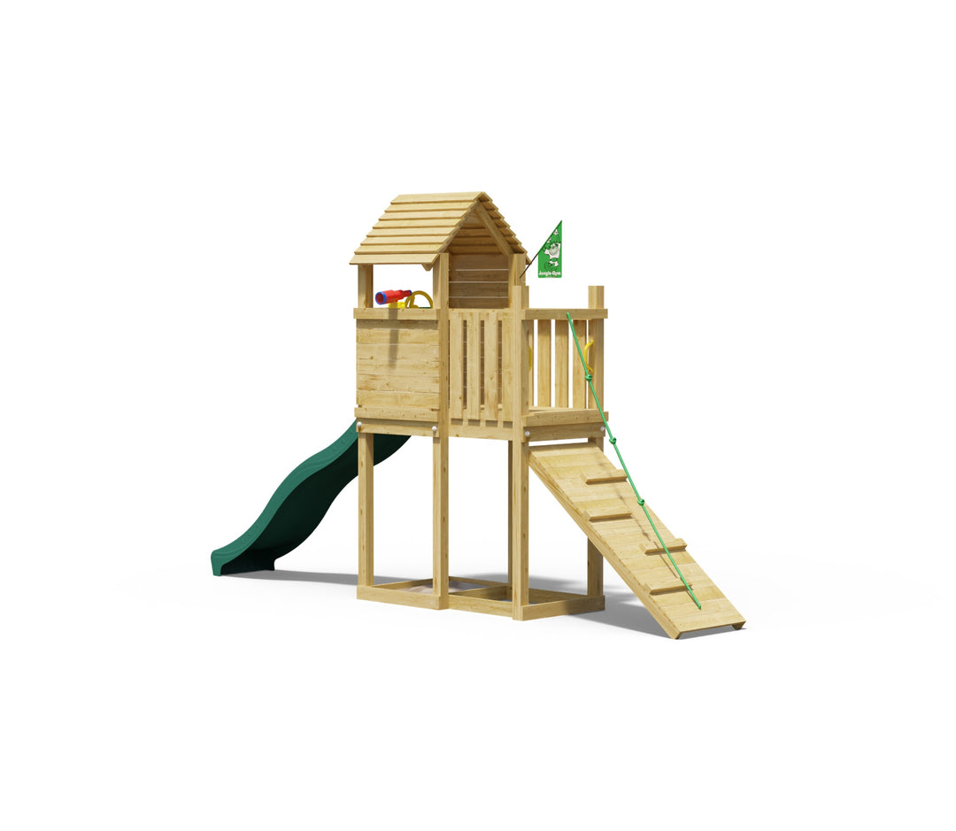 Jungle Pod | Wooden climbing frame with slide