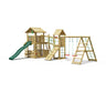 Jungle Terrace | Wooden climbing frame with slide & veranda