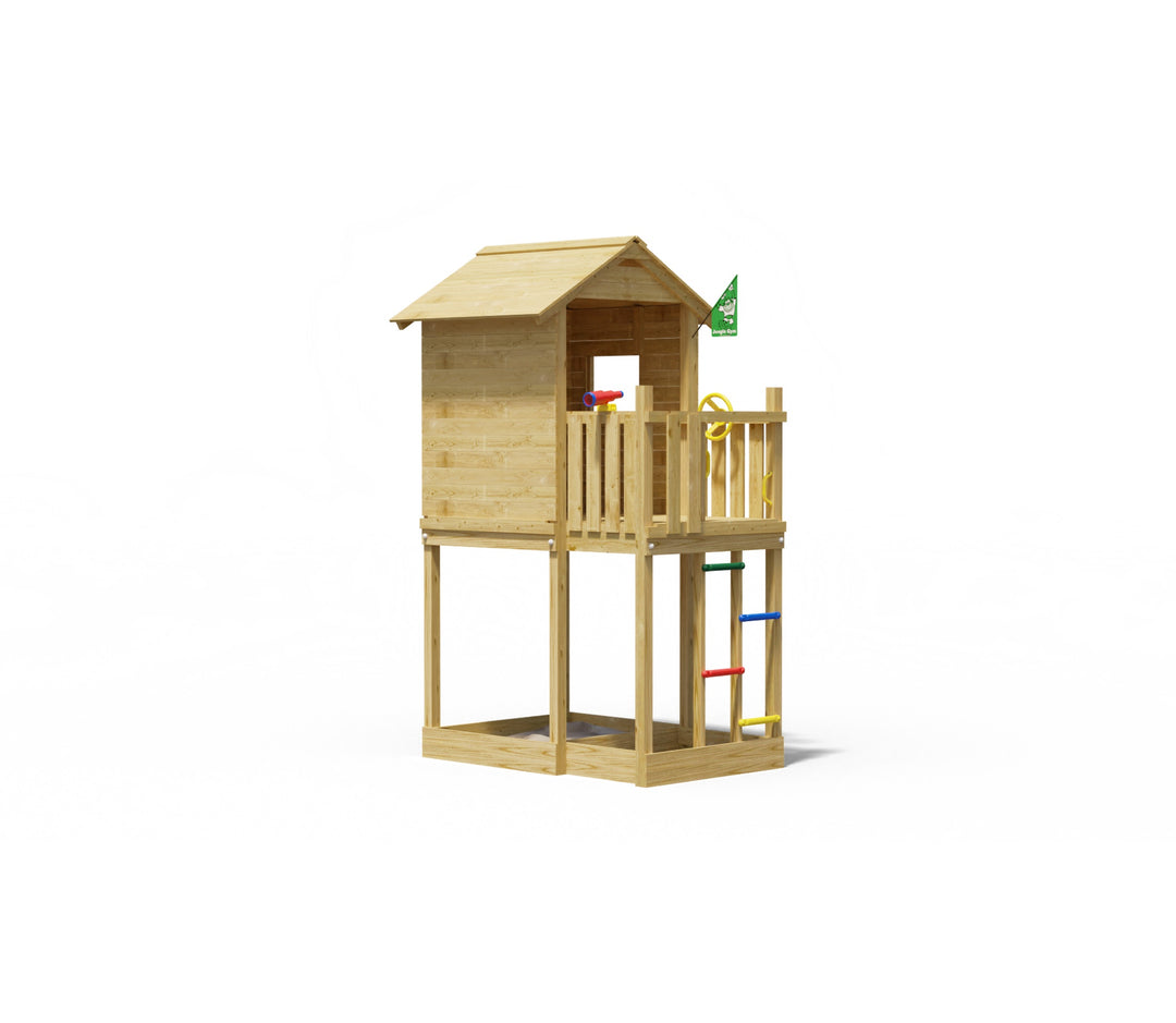 Jungle Treehouse | Wooden climbing frame with ladder