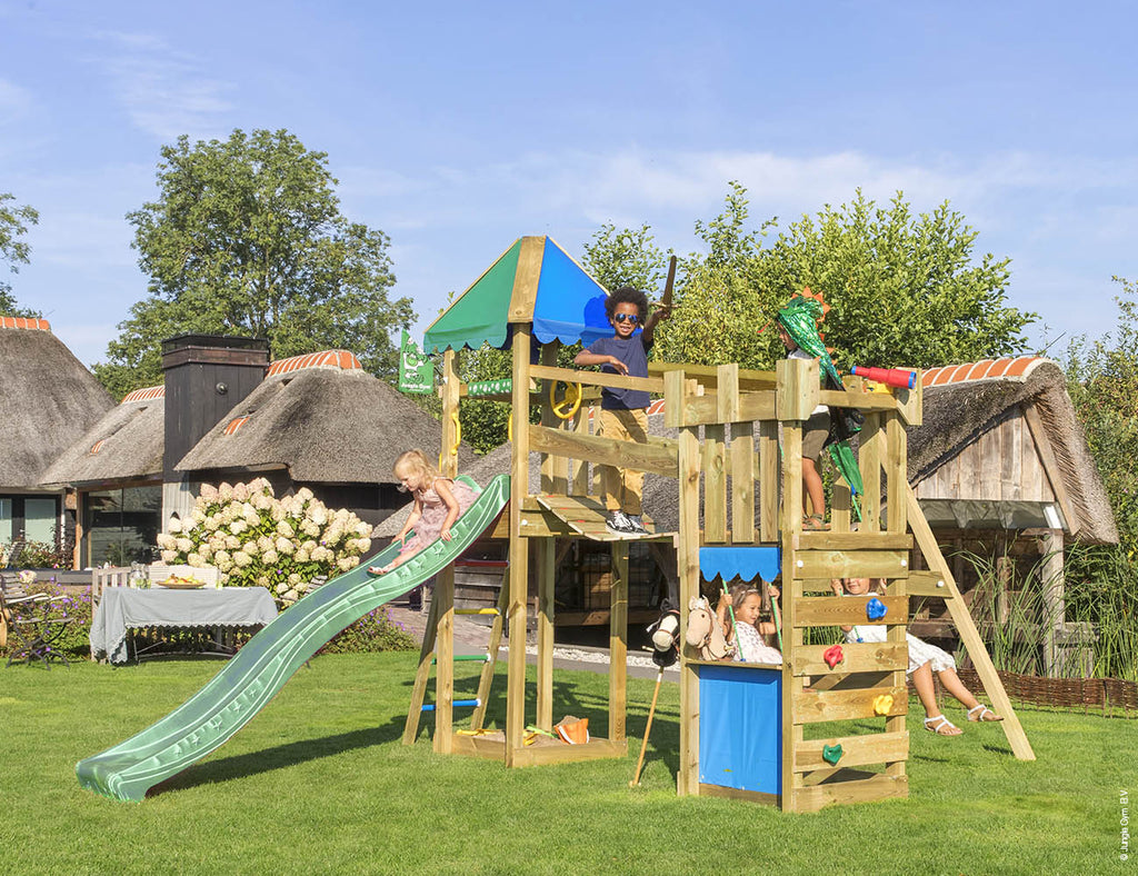 Jungle Explorer | Aire de jeux en bois avec balançoire double