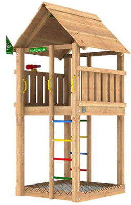 Aire de Jeux Enfant - Jungle Cabin