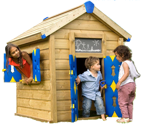 Cabane en Bois pour Enfant - Jungle Playhouse